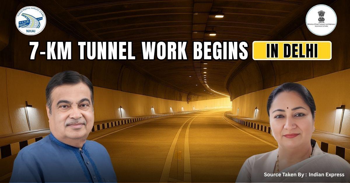 7-km Tunnel Work Begins in Delhi