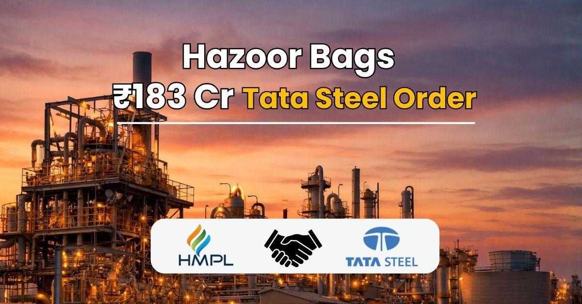Hazoor Multi Projects Wins ₹183 Crore Tata Steel Work Order | Infrastructure Growth News 2026
