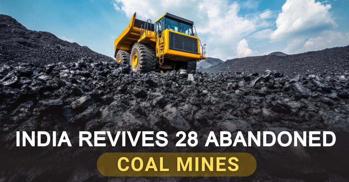 Revival of 28 Abandoned Coal Mines Begins; Two Mines Already Resumed Production