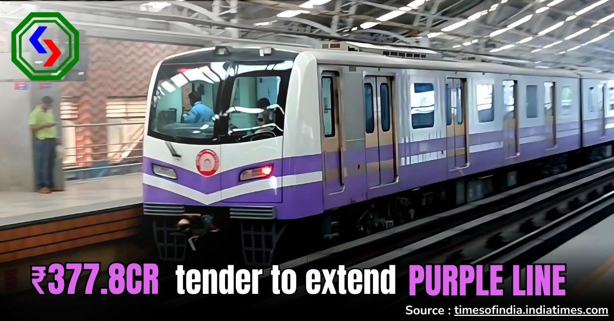 Kolkata Metro floats ₹377.8 crore tender for Purple Line Joka–IIM-Calcutta extension