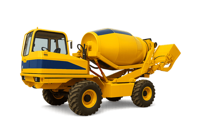 Self Loading Concrete Mixer