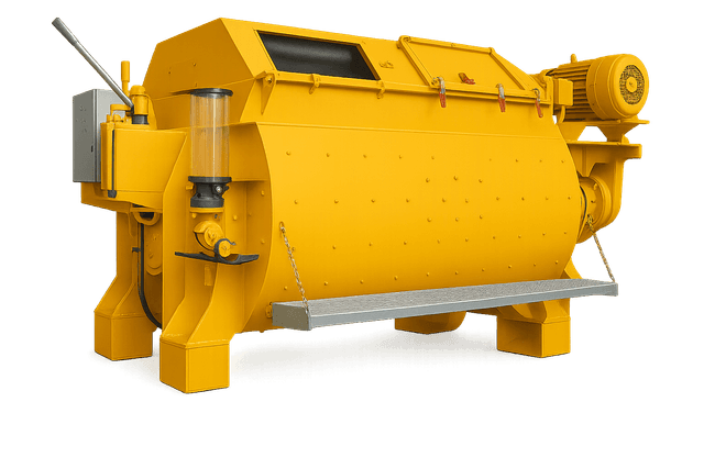 Twin Shaft Concrete Mixer