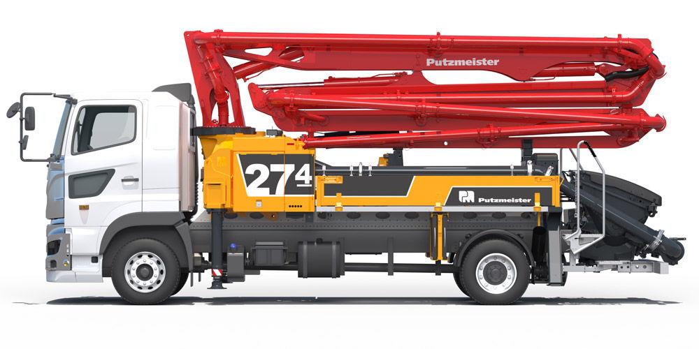 Putzmeister M27-4 Truck-Mounted Concrete Pump