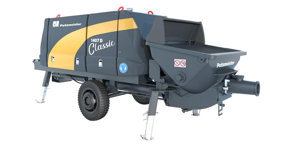 Putzmeister BSA 1407 D Stationary Concrete Pump 1