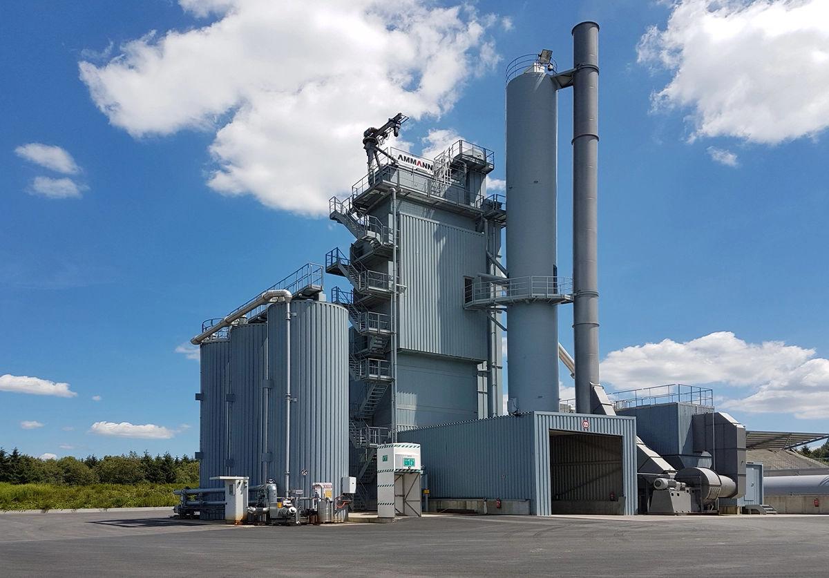 Ammann ABA Unibatch 180P Asphalt Batch Mix Plant