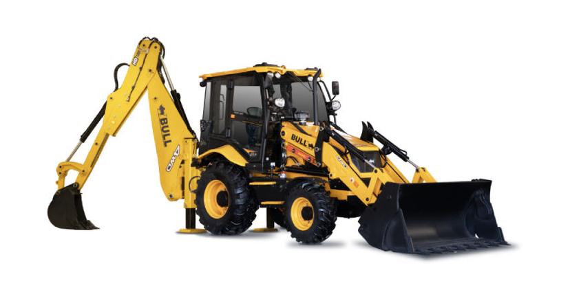 Bull HD100 4wd Backhoe Loader 