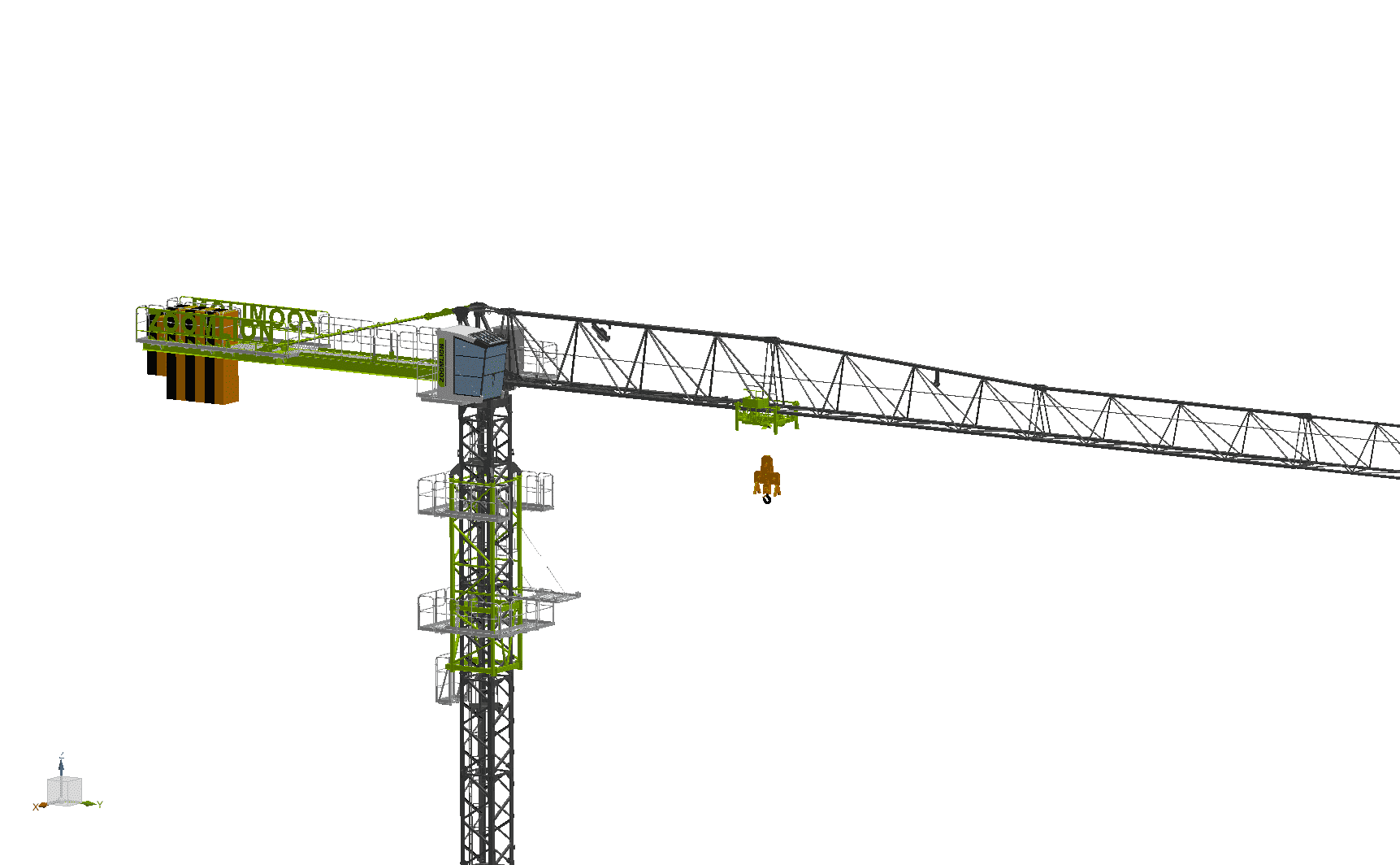 Zoomlion R1000-50 Tower Crane 1