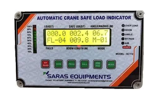 Saras Safe Load Indicator Hydraulic Crane