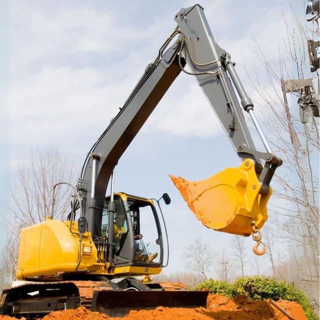 Zero Tail Swing Excavator