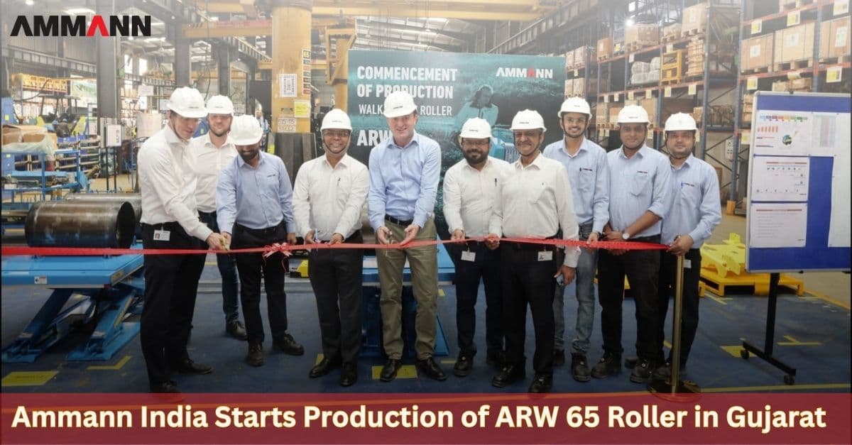 Ammann Strengthens Make in India Push with Local Production of ARW 65 Roller