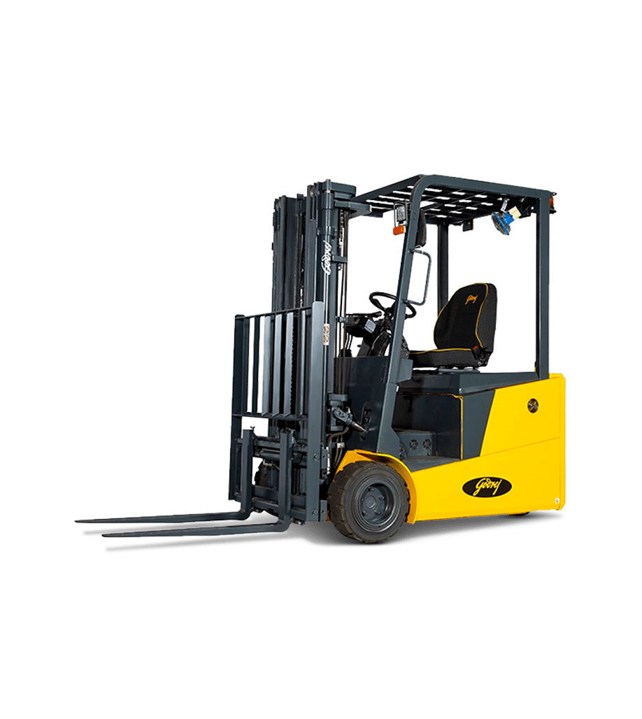 Godrej BRAVO 3 Wheel Electric Forklift 2.0 tonne - Image 1