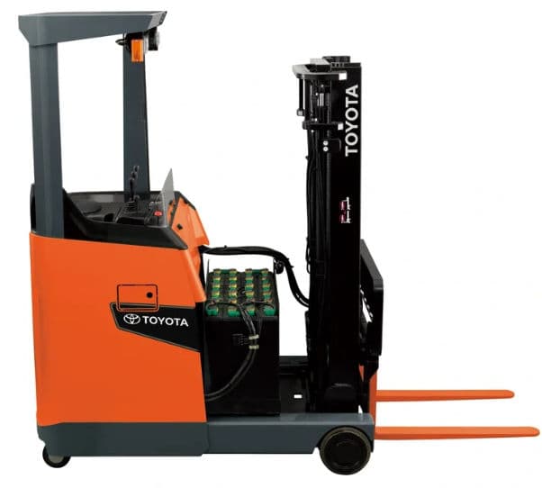 Toyota 8FBR13 1.0 t Stand‑up Electric Reach - Image 1