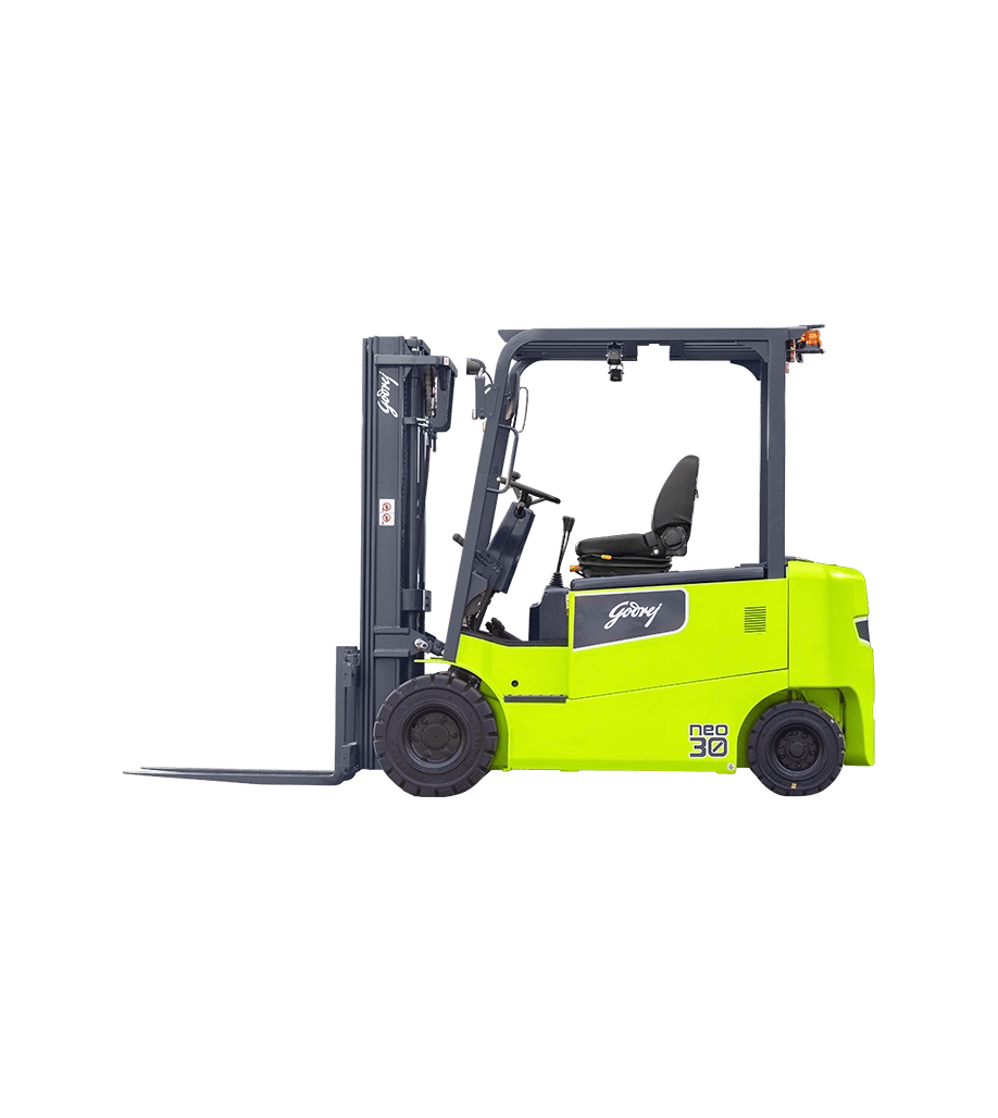 Godrej NEO 4 Wheel Electric Forklift 3.0 tonne - Image 1
