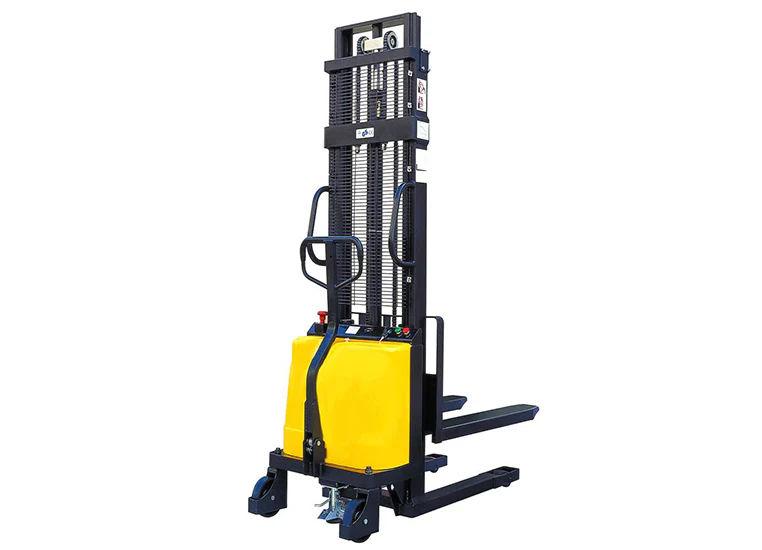 Nilkamal NKSES-III-1030YEL Semi-Electric Stacker With Fixed Fork