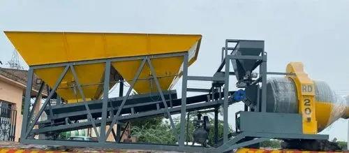 RD30 Concrete Batching Plant – 30 Cum/hr Capacity, Fully Automatic Water System, 3 HP Compressor