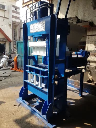 LEW/9 Automatic Concrete Brick Making Machine | Hydraulic by Laxmi Engineering 3