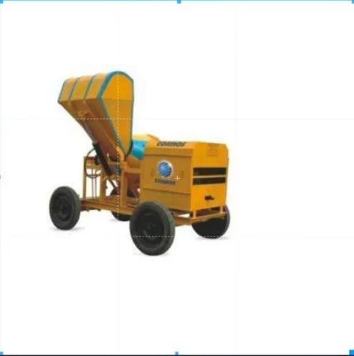 10/7 Cft Hopper Concrete Mixer | 1 Bag Diesel Mixer 6HP | Cosmos Manual Concrete Mixer