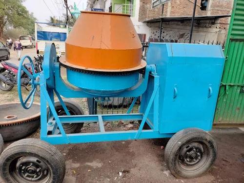 70L Concrete Mixer Machine | Diesel Engine | Portable Semi-Automatic Reverse Drum Mixer