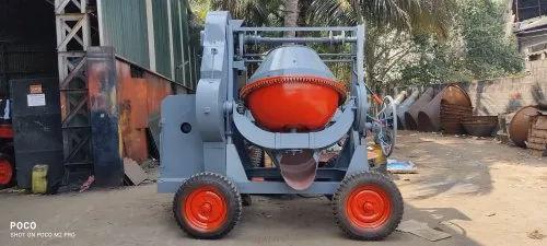 Kirloskar 1 Bag Clutch Type Cement Mixer Machine 6 HP Diesel 10/7 CFT Tilting Drum