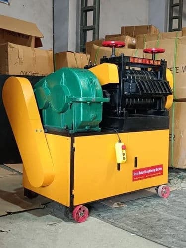 GX 6-25 Stainless Steel Scrap Straightening Machine – Automatic 28 m/min | 18 SWG Bar Straightener | 3