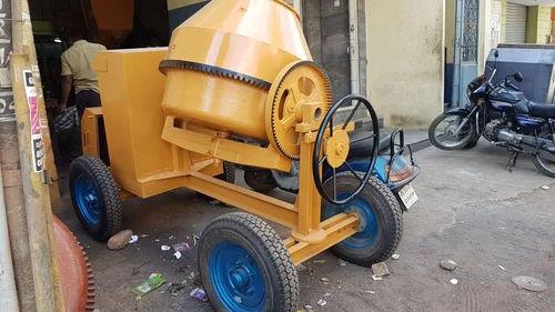 Concrete Mixer Without Hopper 200 Ltr – Heavy Duty Manual Concrete Mixing Machine India 1