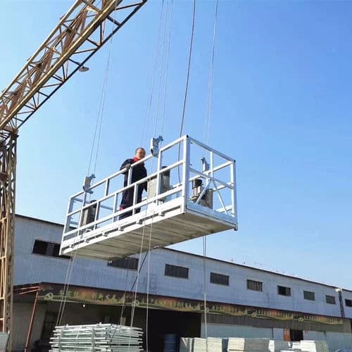Double Mast Suspended Platform Service | >250 Kg Capacity | Construction Use