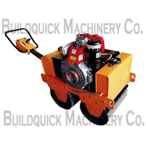 760 Kg Double Drum Walk Behind Roller with 10 HP Diesel Engine