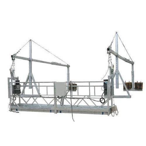 Suspended Platform Double Mast | 200 Kg Capacity Mild Steel Platform