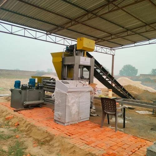 Syco Automatic Fly Ash Brick Making Machine – 1500 Bricks/Hour | 30 HP PLC Hydraulic 3