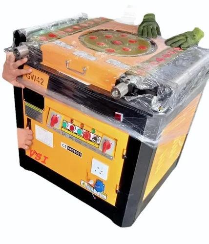 Steel Bar Bending Machine (36mm) | Semi-Automatic 4 HP Three Phase Rebar Bender by VS Industries Coi