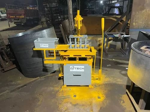 Manual Block Making Machine – 800 Bricks/Hour | Low Budget Model 4