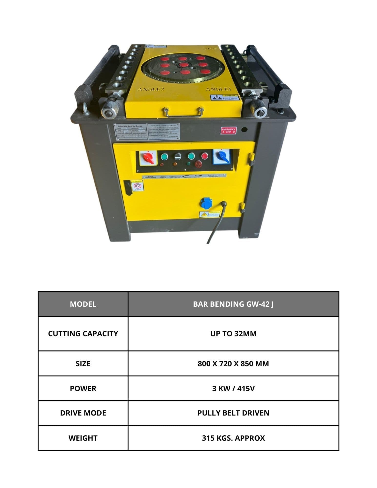 Bar Bender Machine GW42 5