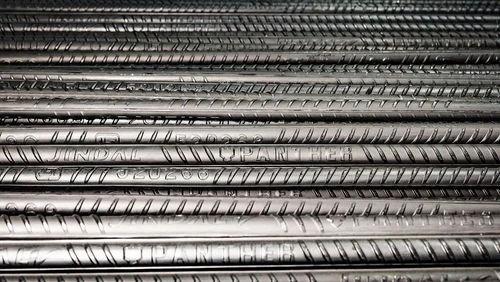 Jindal Panther FE 550D TMT Steel Bars 8mm – High Strength Mild Steel for Construction, 12m Length 1