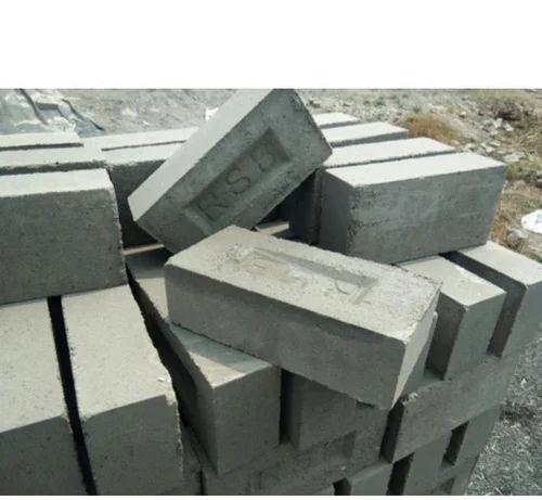 10 Inch Grey Fly Ash Bricks 10x4x3 Inch | Rectangular Construction Bricks
