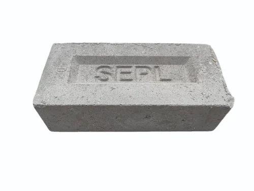 75mm Grey Fly Ash Bricks 230x110x77mm | Heat & Fire Resistant Eco-Friendly Rectangular Bricks