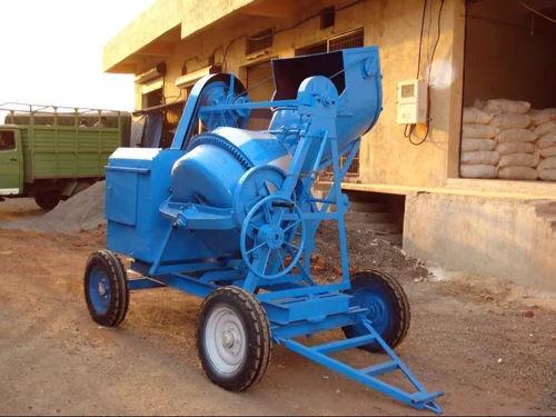 200L Cement Mixer Machine Electric Diesel Mild Steel Construction Mixer