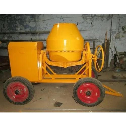 Diesel Cement Concrete Mixer 500L | 1 Bag Capacity | Automatic Tilting Drum Mixer Machine