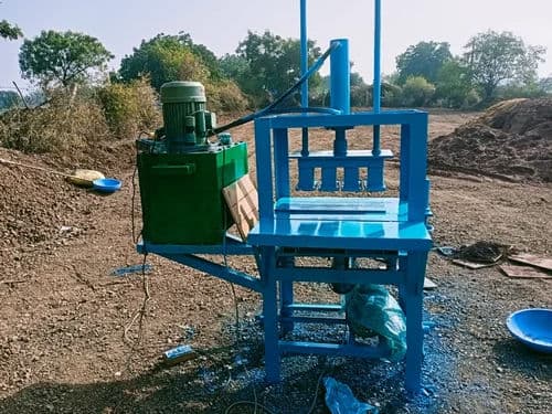 Automatic Fly Ash Brick Machine | 1000 Bricks/Hour | 18HP Hydraulic | 1500kg