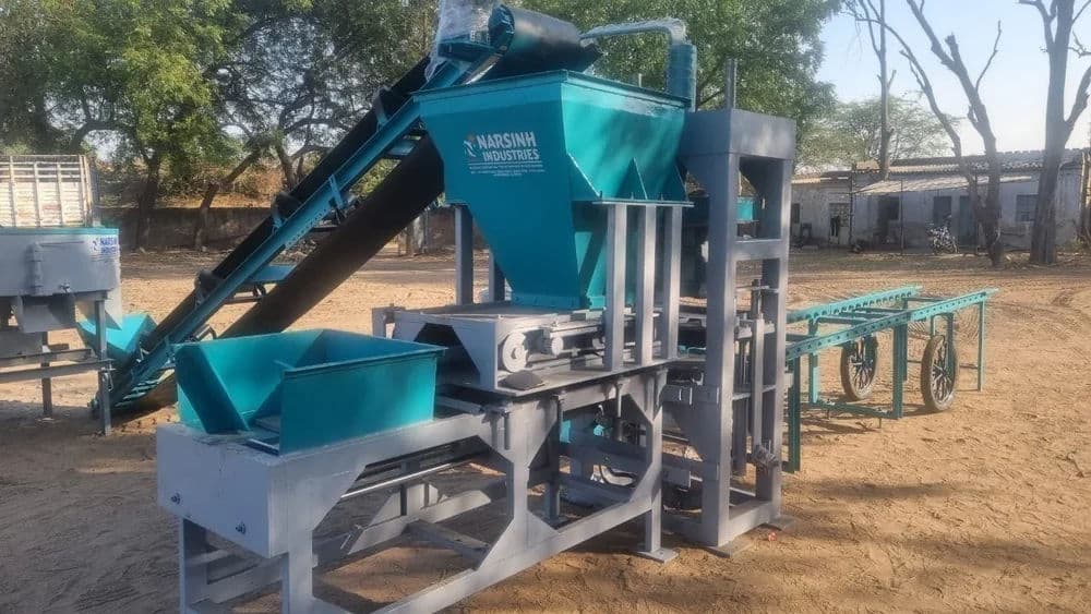 Automatic Fly Ash Brick Making Machine | 1000 Bricks/Hour Hydraulic 4