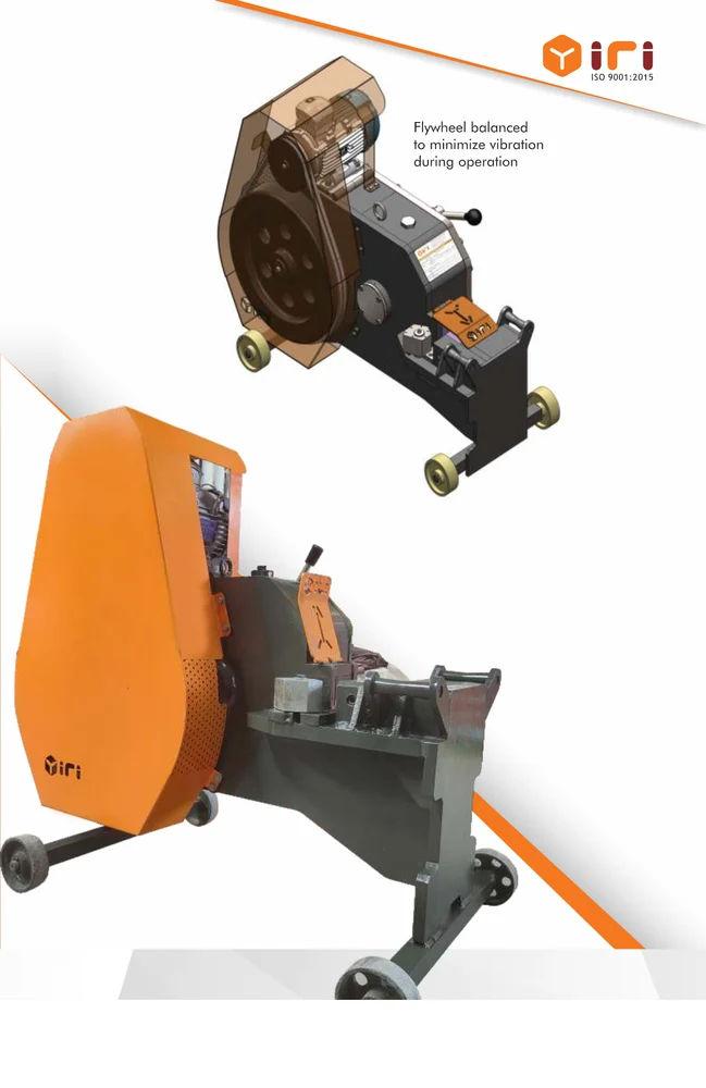 IRI Bar Cutting Machine 32mm Capacity | 5HP Fully Automatic Rebar Cutter 2
