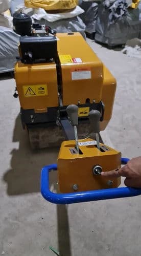 FVR 600 Walk Behind Double Drum Roller – 9HP | 650mm Width | 3 Ton Force | Hydraulic Drive