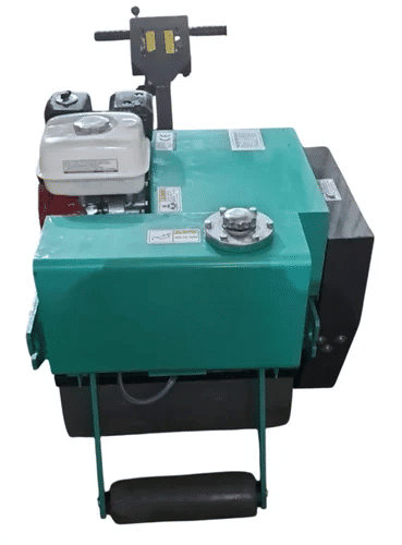 Walk Behind Single Drum Roller | 8 HP Vibratory Compaction Roller Machine