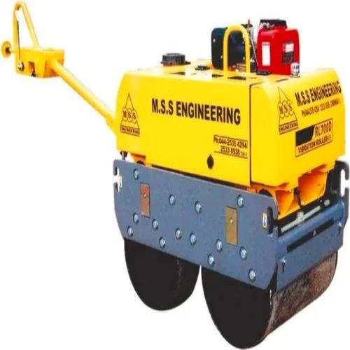 MSS Engineering RL700D Walk Behind Roller 1050kg | 8.3HP Double Vibratory Compactor with 900mm Drum
