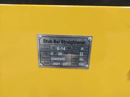 GX6 14 Stub Steel Bar Straightener – 14mm, 2.2kW, 28 r/min 4