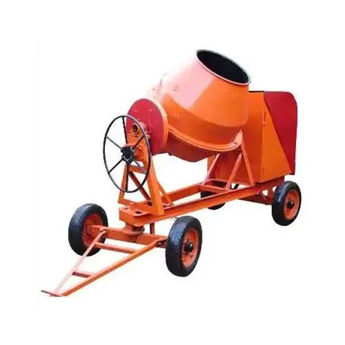 Tilting Drum Concrete Mixer 500L Diesel Engine | 4 HP Portable Construction Mixer Machine