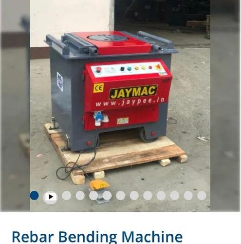 JAYMAC Semi Automatic Rebar Bending Machine | Heavy Duty Steel Bar Bender 0–50mm Radius