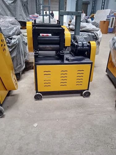 Scrap Rebar Straightening Machine 6–12mm – 5.5kW+2.2kW, 28 m/min