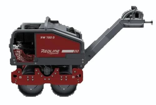 Redline RW750D Walk Behind Roller | 745 kg Diesel Vibratory Compactor
