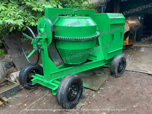 One Bag Cement Mixer Machine – 20 m³/hr Output, Crompton Electric Tilting Drum