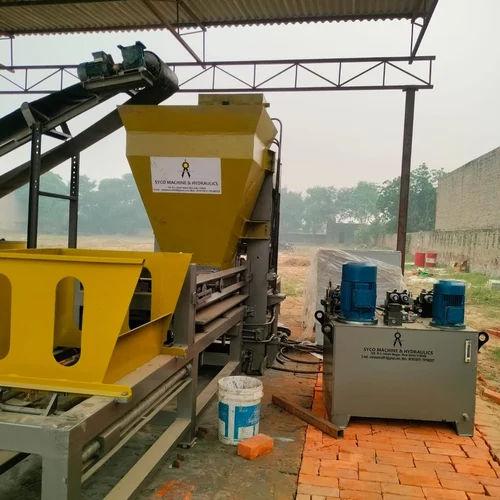 Syco Automatic Fly Ash Brick Making Machine – 1500 Bricks/Hour | 30 HP PLC Hydraulic